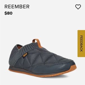 Teva Men's Blue and Orange Loafers